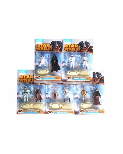 Герої фільму «Зоряні війни», 2 шт. на планшетці