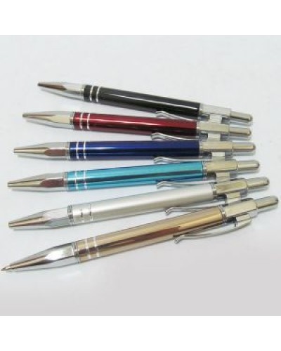 Ручка кулькова автоматична синя в асортименті, ТМ Baixin