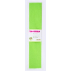 Гофро-папір 55 % 50х200 см салатовий, ТМ 1 Вересня