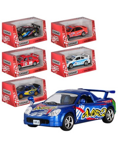 Машина «Street Fighter» 12 см 1:36 металева інерційна, в асортименті, у коробці 16х8х7,5 см, KINSMART