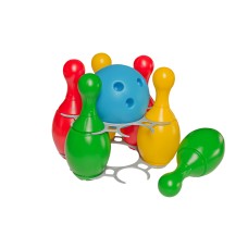 Набір для гри в боулінг з 7 елементів, 29х29х28 см, ТМ Технок