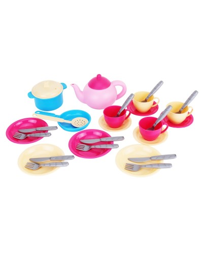 Набір посуду «Маринка 11» з 30 предметів, у сітці 24х22,5х11,5 см, ТМ Технок