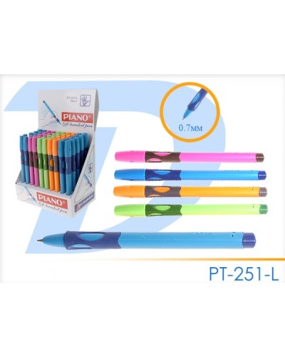 Ручка-тренажер для ліворуких кулькова синя, ТМ Piano