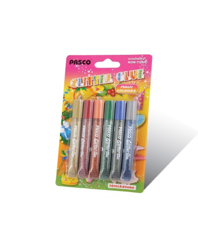 Фарба-клей «Мulty сolors» 6 шт по 10 мл., ТМ Pasco