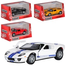 Машина «2006 Ford GT» 12,5 см металева інерційна, в асортименті, у коробці 16х7,5х8 см, KINSMART
