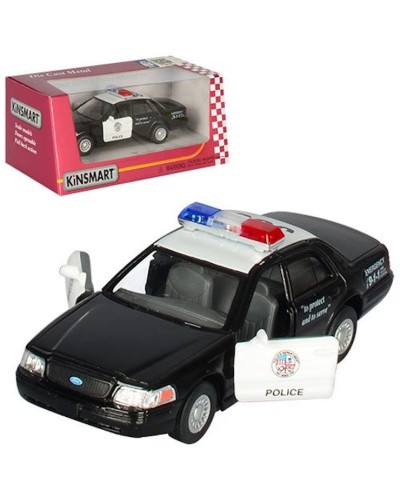 Машина «Ford Crown Victoria» 12 см металева інерційна, в асортименті, у коробці 16х7,5х8 см, KINSMART