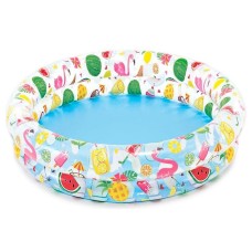 Басейн надувний «Зірки» 122х25 см на 3 кільця для дітей від 2 років, у коробці 26х5х27 см, ТМ Intex