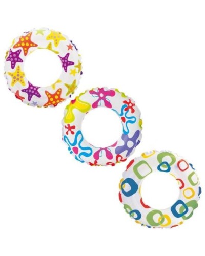 Коло надувне «Яскраве» 51 см з максимальним навантаженням до 55 кг, від 3 років, в асортименті, у коробці 25х3х16 см, ТМ Intex