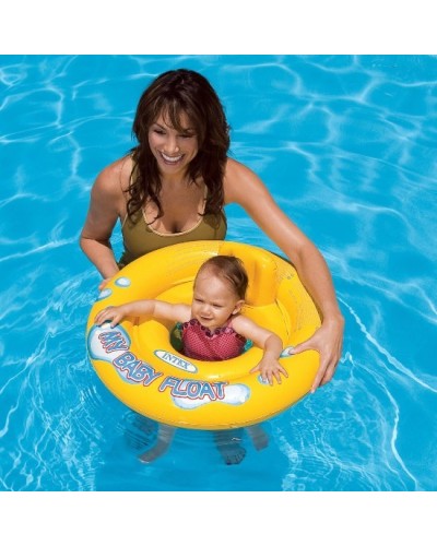 Коло надувне 67 зі спинкою та максимаьним навантаженням до 11 кг, у коробці 23х15,5х2,5 см, ТМ Intex