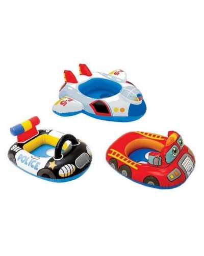 Коло-плотик «Транспорт» від 70х57 см з максимальним навантаженням до 11 кг, 1 - 2 роки, до 11 кг, ремкомплект, Intex