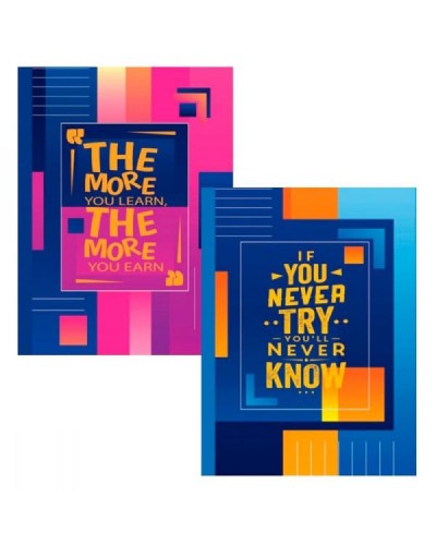 Канцелярська книга на 192 аркуші у велику клітинку на скобі з ламінованою обкладинкою, ТМ Рюкзачок