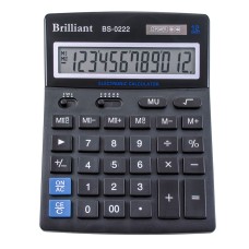 Калькулятор «Brilliant» 14х17,5 см, BS-0222