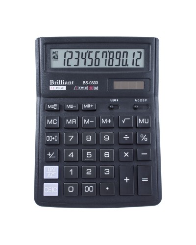 Калькулятор «Brilliant» 14,5х19 см, BS-0333