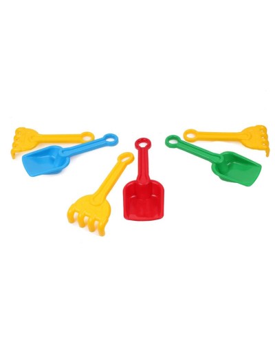 Набір для піску з лопатки та грабельок 22х18,5 см, ТМ Технок