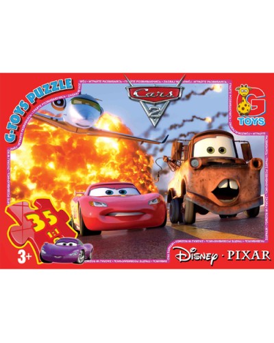 Пазли «Тачки» на 35 елементів, ТМ G-Toys