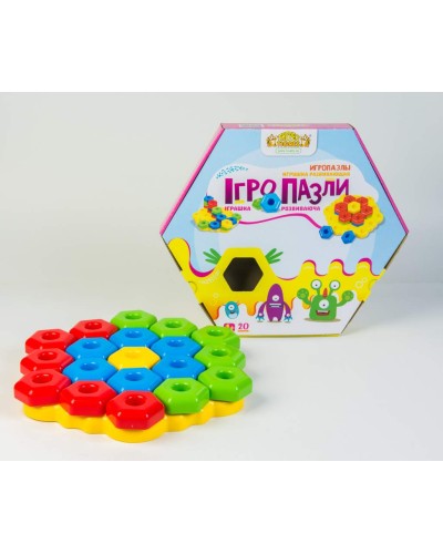 Мозаїка «Ігро-пазли» 20 елементів, ТМ Тигрес