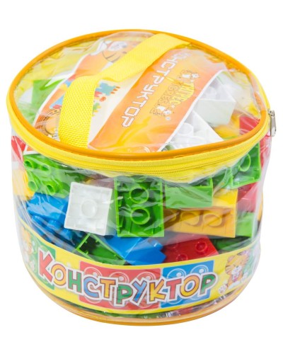 Конструктор на 93 деталі, у сумці 14,5х18,5 см, ТМ Тигрес