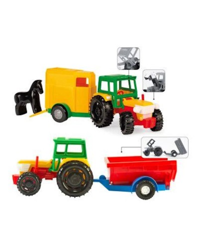 Трактор з причепом, в асортименті, у коробці 40х15х15 см, ТМ Тигрес