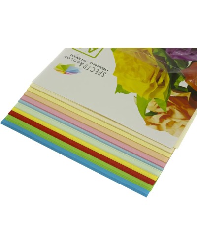 Папір кольоровий А4 100 аркушів на 10 кольорів 80 г/м2, супер мікс, SPECTRA COLOR