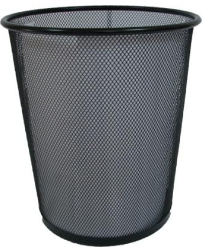 Кошик 22х26,5х28 см круглий металевий чорний, ТМ Leader