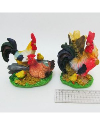 Керамічний сувенір-скарбничка «Багатий півень», 8,5х9,5 см