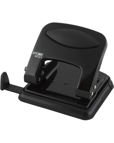 Діркопробивач до 30 аркушів металевий, чорний, ТМ Buromax