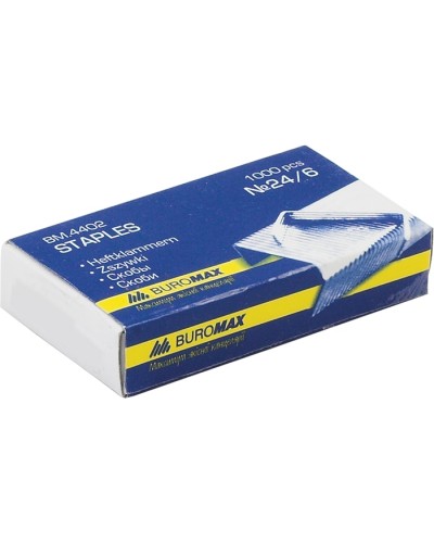 Скоби № 24/6, 1000 шт., ТМ Buromax