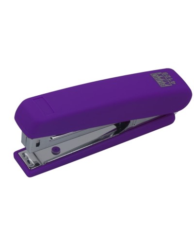Степлер пластиковий «RUBBER TOUCH» до 12 аркушів фіолетовий, скоба № 10, ТМ Buromax