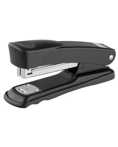 Степлер металевий до 25 аркушів під скобу №24, 26, чорний, ТМ Buromax