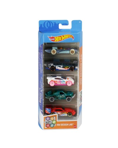 Подарунковий набір з 5 автомобілів, в асортименті, у коробці 29х11х4 см, Hot Wheels