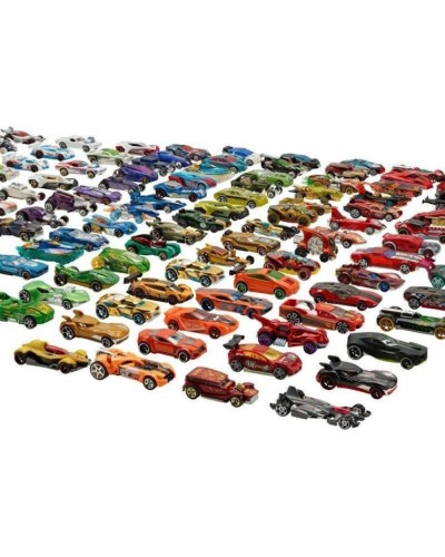 Машина «Hot Wheels» інерційна базова металева, в асортименті, на планшетці 16х13х5 см, Hot Wheels