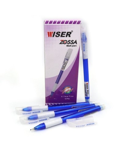 Ручка «Wiser» масляна з грипом синя 0,7 мм, TM J.Otten