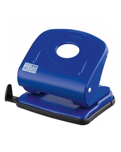 Діркопробивач, до 30 аркушів, металевий, синій, ТМ JOBMAX