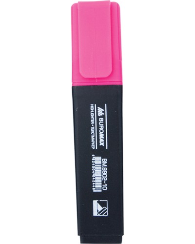 Маркер текстовий рожевий, ТМ JOBMAX