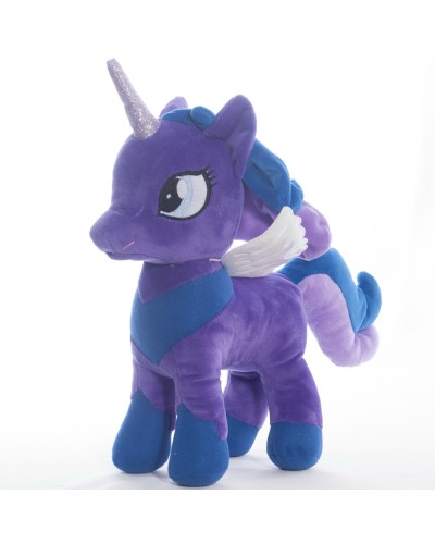 М`яка іграшка «Коник 003/9» 33х11х32 см фіолетовий, ПП Копиця
