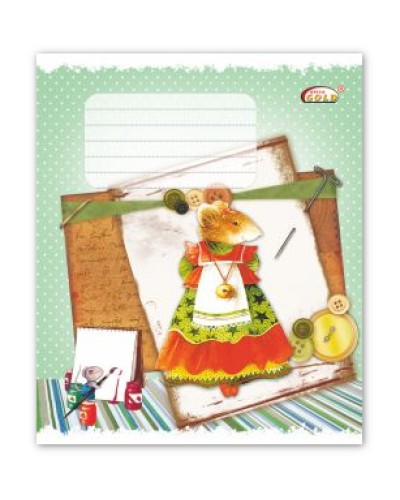 Зошит на 12 аркушів у лінію «Дитяче мистецтво», ТМ Gold Brisk