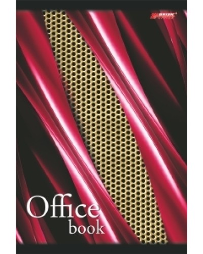 Канцелярська книга на 48 аркушів у лінію на скобі з картонною обкладинкою, ТМ Brisk