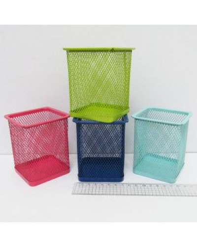 Підставка для ручок «Квадратна» 80х80х95 мм металева, в асортименті, ТМ J.Otten