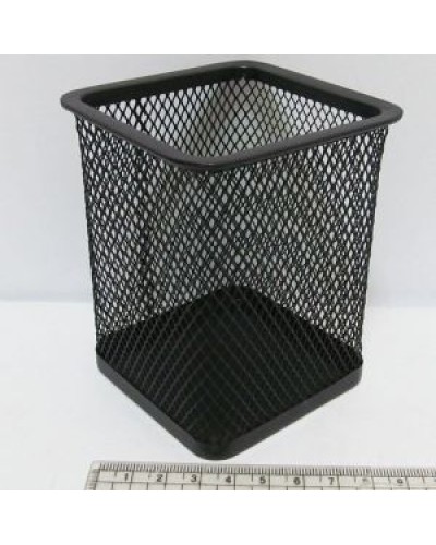 Підставка для ручок «Квадратна» 8х8х9,5 см металева чорна, J.Otten