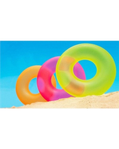 Коло надувне «Неон» 91 см, в асортименті, у пакеті, ТМ Intex