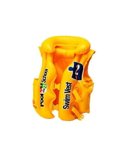 Жилет дитячий надувний 37х22 см на 3-6 років, у коробці 16,5х4х13 см, ТМ Intex