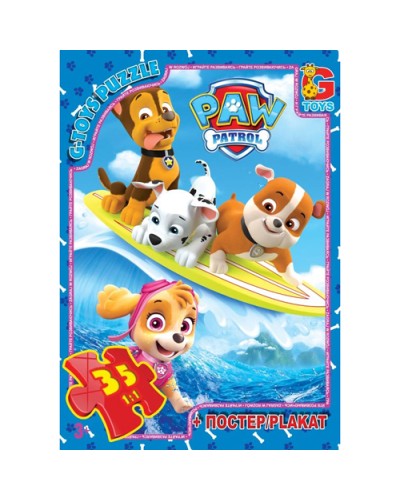 Пазли «Paw Patrol» на 35 елементів, ТМ G-Toys