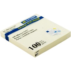 Блок паперу для нотаток 76х76 мм 100 аркушів жовтий, ТМ Buromax