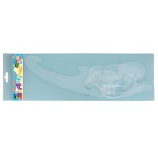 Набір лекал, 3 шт., кольоровий пластик