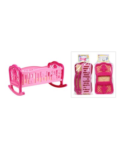 Колиска для ляльок, в асортименті, у пакеті 58х5х25,5 см, ТМ Технок