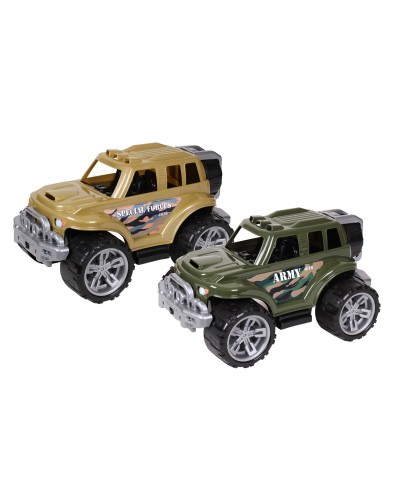 Військовий позашляховик 35х23х20 см з запасним колесом інерційна, в асортименті, ТМ Технок