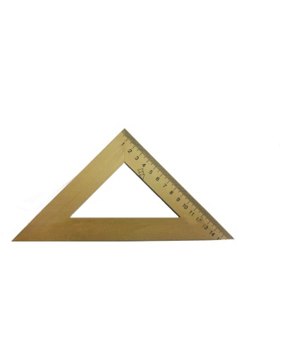 Трикутник дерев' яний, 16 см, 45х45