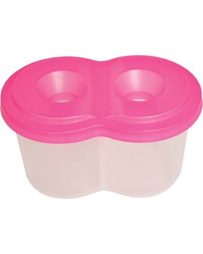 Склянка-непроливайка подвійна, в асортименті