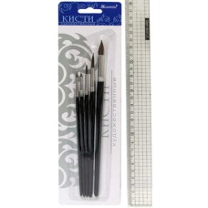 Набір пензликів з 5 шт поні круглих, J. Otten