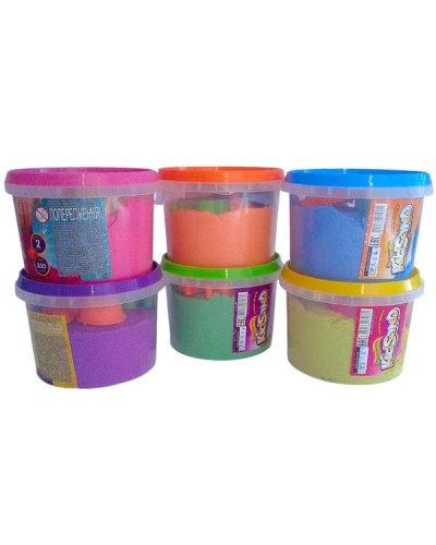 Кінетичний пісок «KidSand» у банці по 350 г, в асортименті, ТМ Данко Тойс